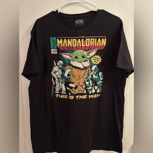 Disney Star Wars Mandalorian Tee-Shirt sz L
